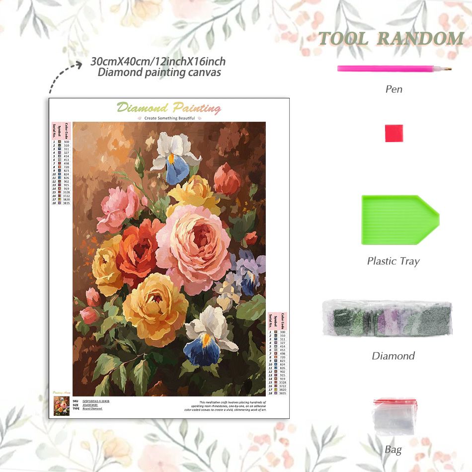 CHENISTORY Flower 5d Diamond P - Art Craft Decoration Ideas 评论和价格