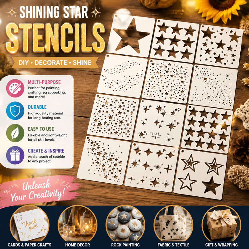 Versatile Shining Star Shape S - Art Craft Background 评论和价格