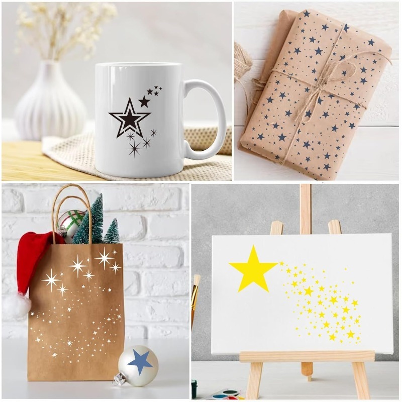 Versatile Shining Star Shape S - Art Craft Background 评论和价格