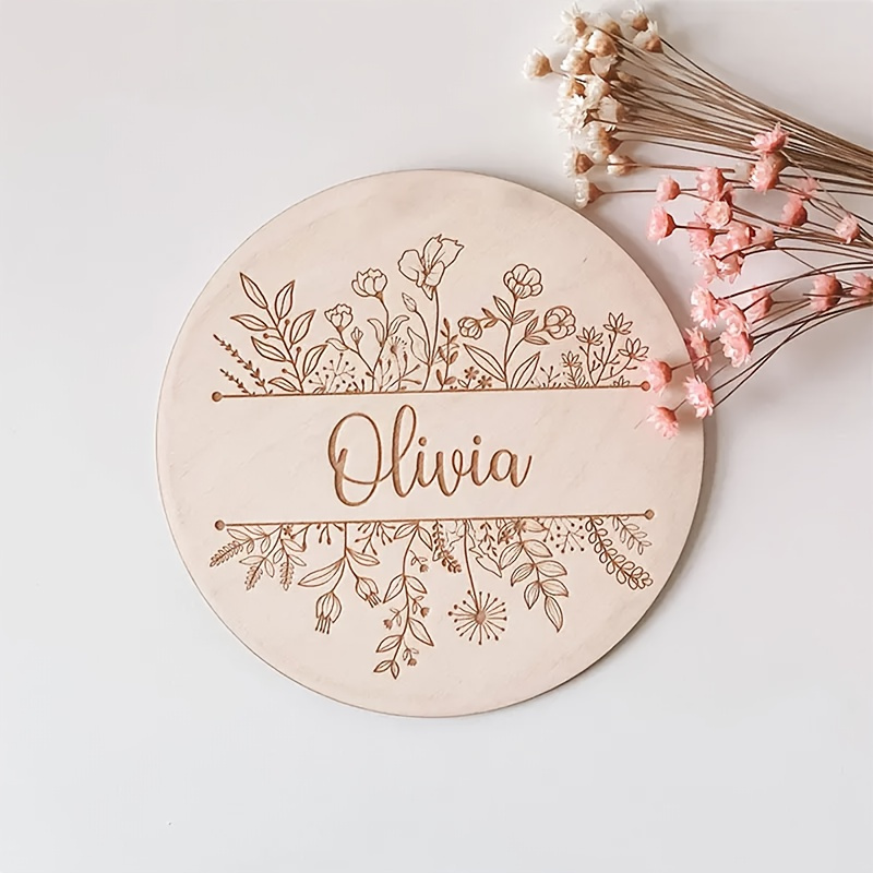 Personalized Floral Engraved N - Art Craft Christmas 评论和价格