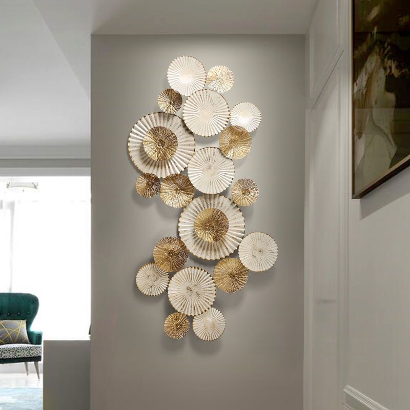 Modern Metal Wall Art 3D Iron  - Art Craft Background 评论和价格