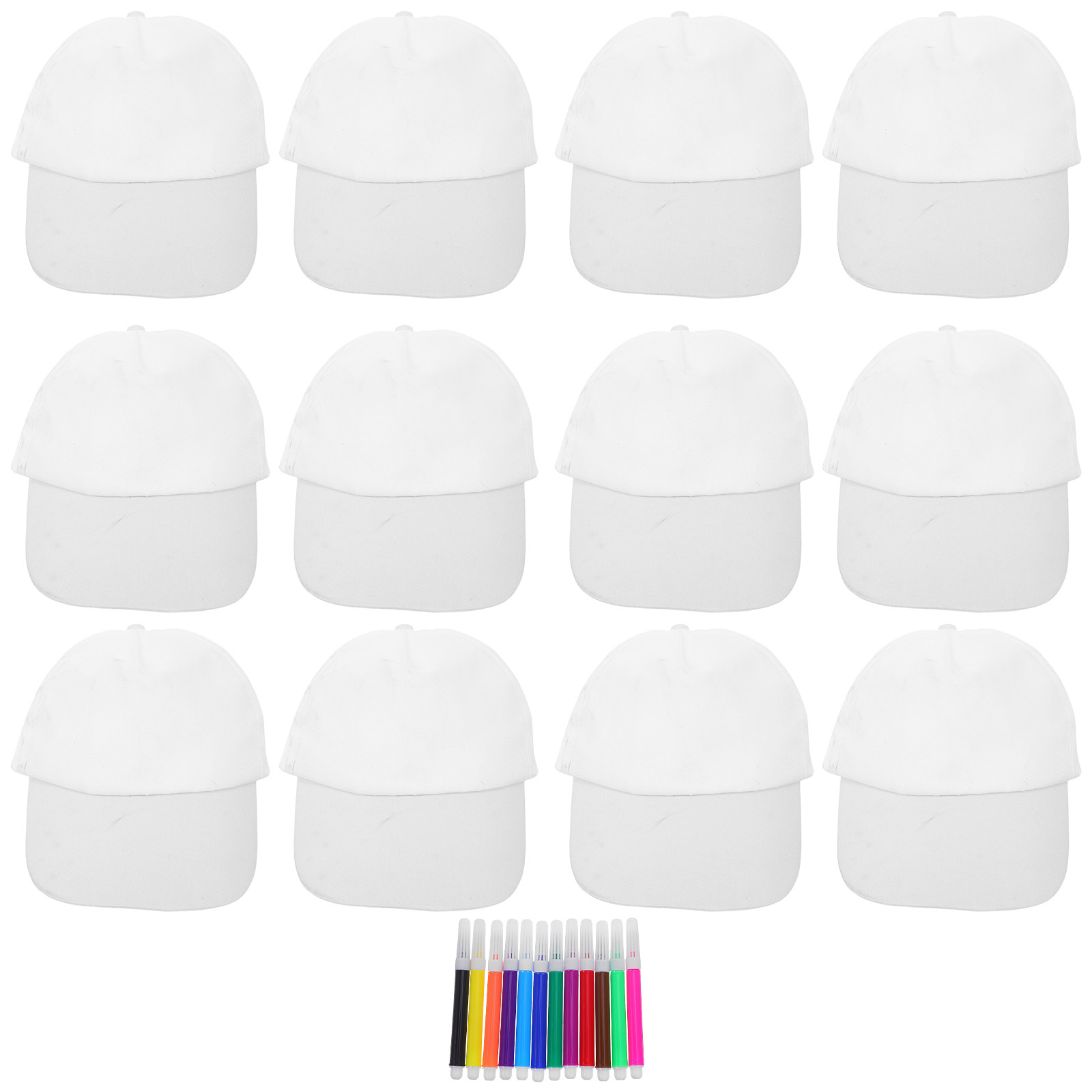 1Set Kids Baseball Cap Plain W - Art Craft Painting 评论和价格