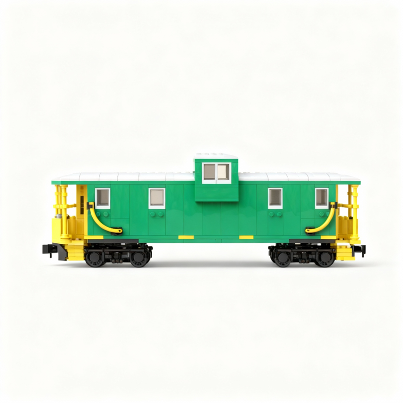 775pcs MOC Train BN Caboose Mo - Art Craft Christmas Ideas 评论和价格