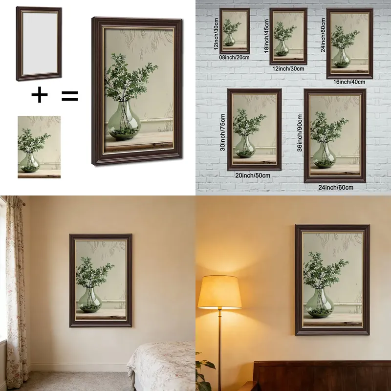 8x12 Wood Grain Gold Framed Pi - Art Craft Decoration Ideas 评论和价格