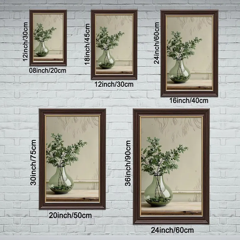 8x12 Wood Grain Gold Framed Pi - Art Craft Decoration Ideas 评论和价格