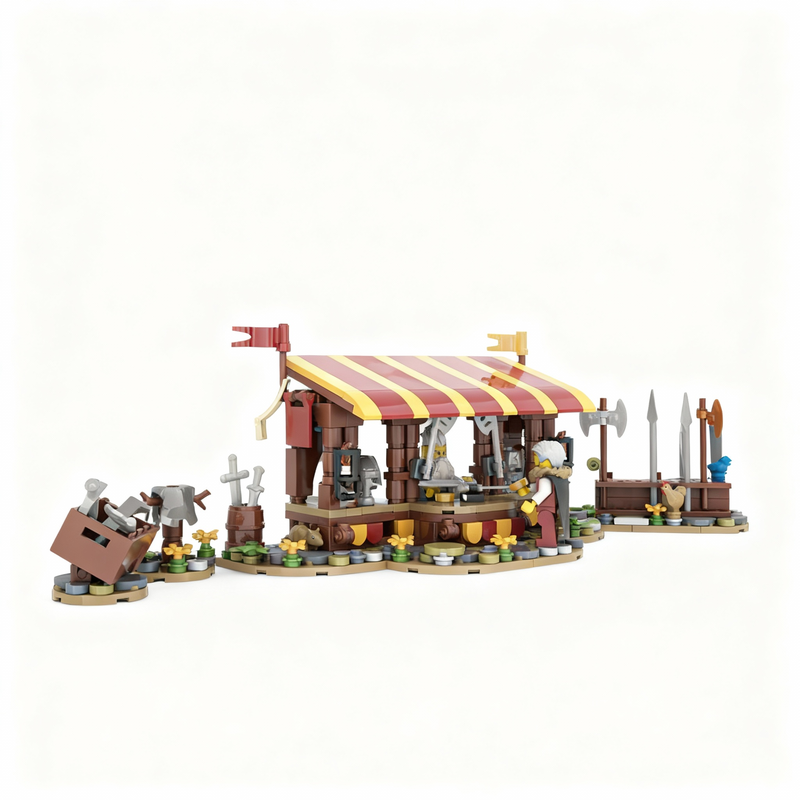 367pcs MOC Armor Market Castle - Art Craft Christmas Ideas 评论和价格
