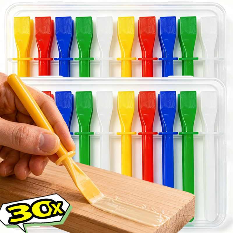 30/10PCS Glue Spreader Glue Br - Art Craft Stick 评论和价格