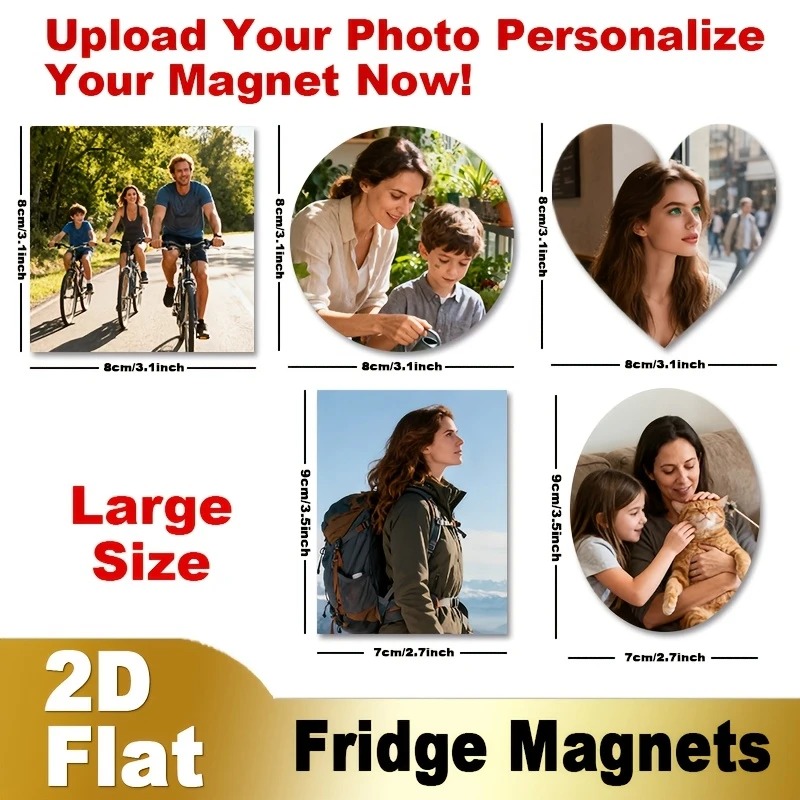 Custom Photo Fridge Magnet 2D  - Art Craft Christmas 评论和价格