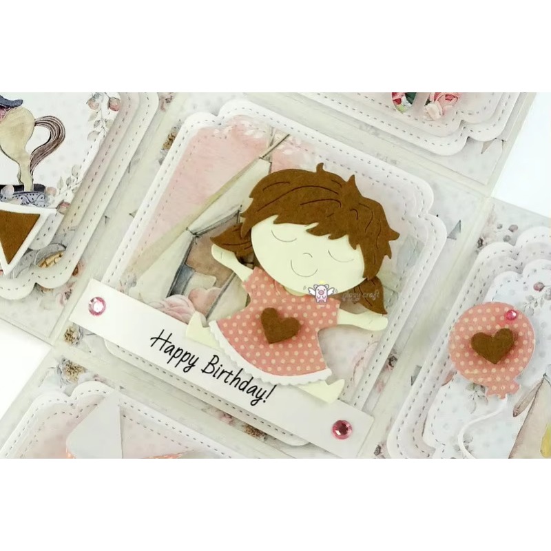 Piggy Craft metal cutting dies - Art Craft Knife 评论和价格