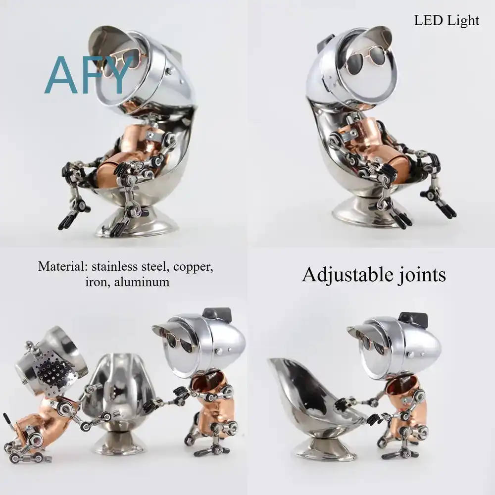Metal Punk Robot Atmosphere La - Art Craft Robot 评论和价格