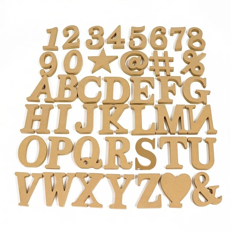 10cm Wood Color Numbers 0-9  L - Art And Craft Letter Z 评论和价格