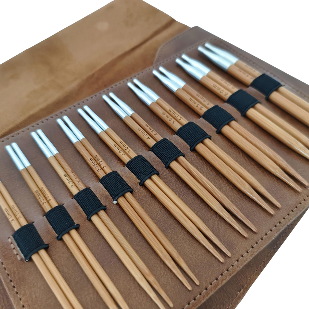 10Pairs Bamboo Interchangeable - Knitting Needle Circular 评论和价格