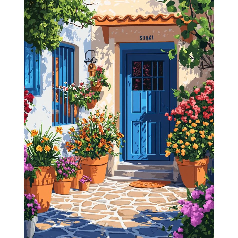 RUOPOTY The Blue Door Diamond  - Art Craft Decoration Ideas 评论和价格