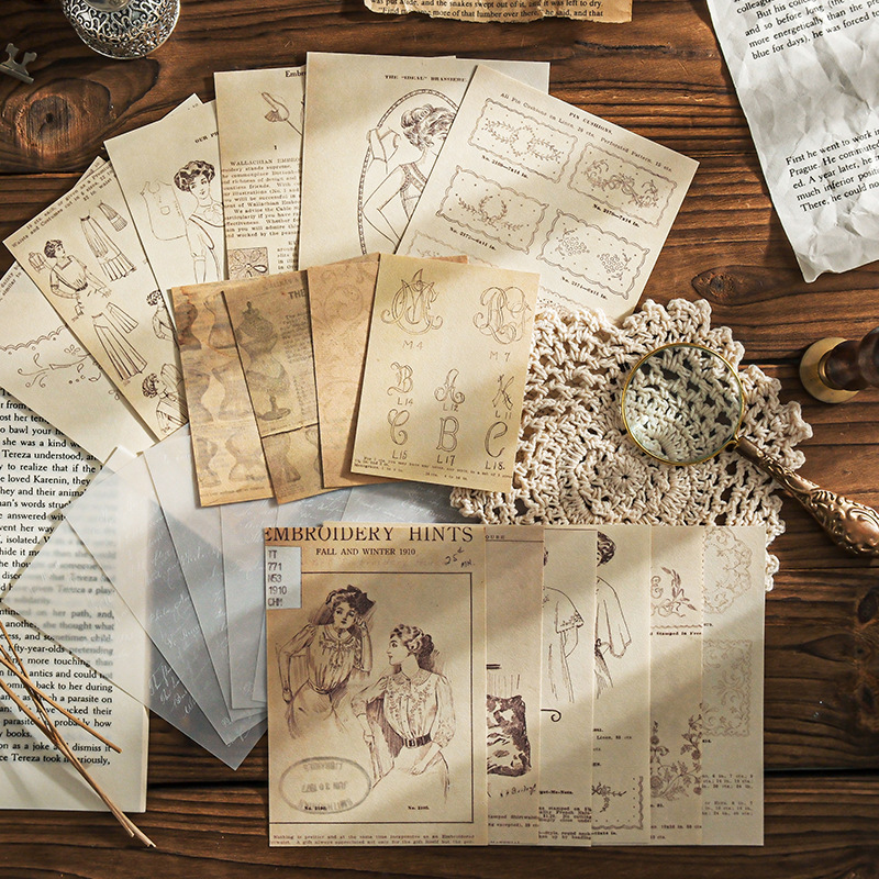 Vintage Scrapbooking Craft Pap - Art Craft Background 评论和价格