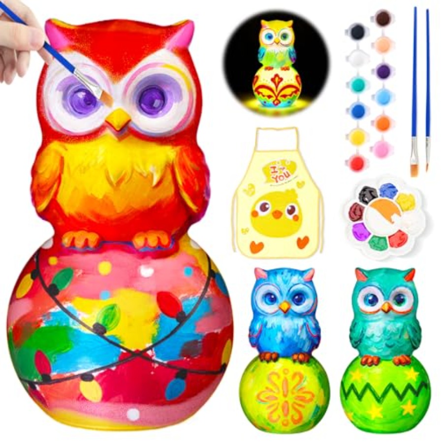 Paint Your Own Lamp Kit, Arts  - Art Craft Painting 评论和价格