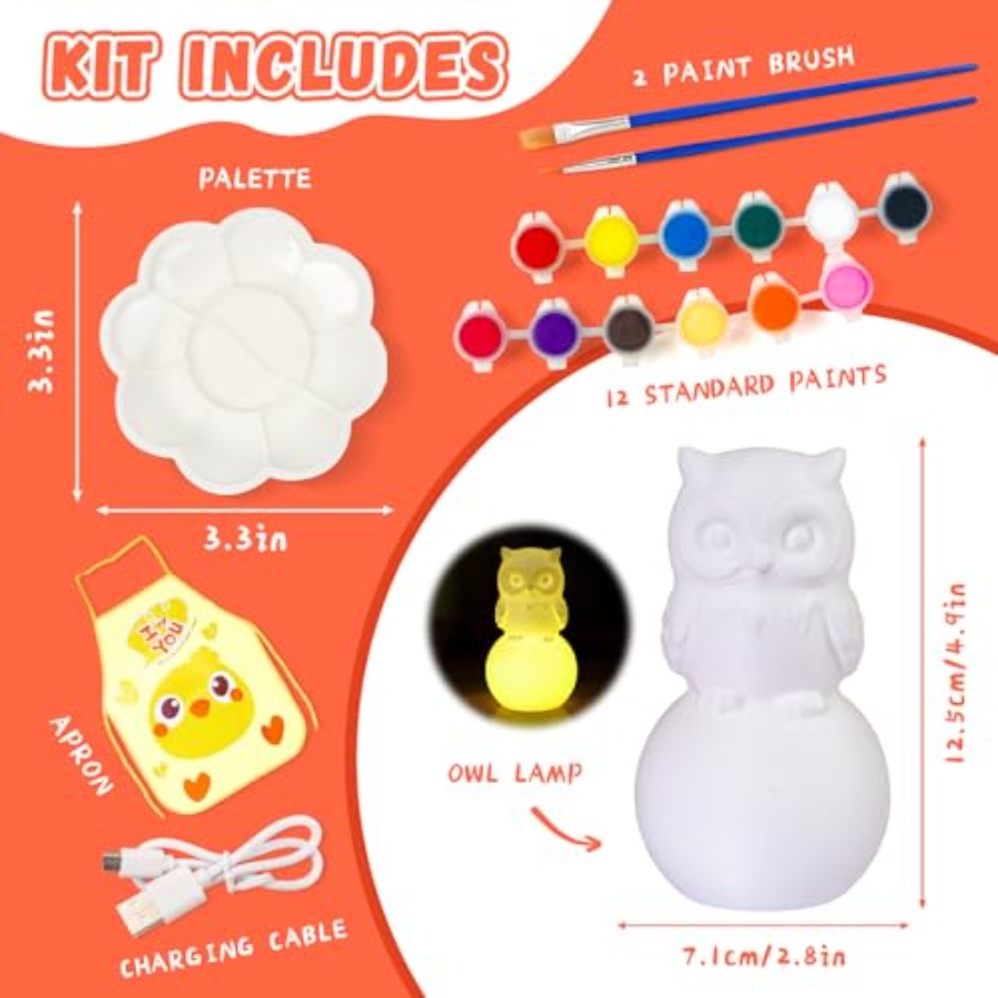 Paint Your Own Lamp Kit, Arts  - Art Craft Painting 评论和价格