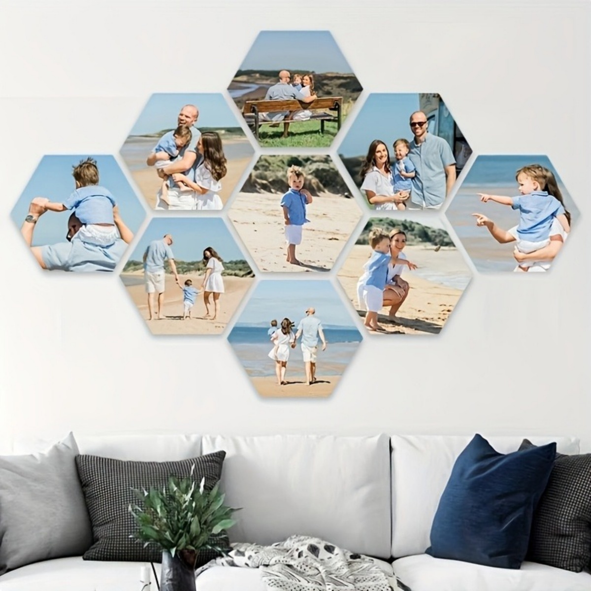 Custom Wall Decor — Modern Hex - Art Craft Christmas 评论和价格
