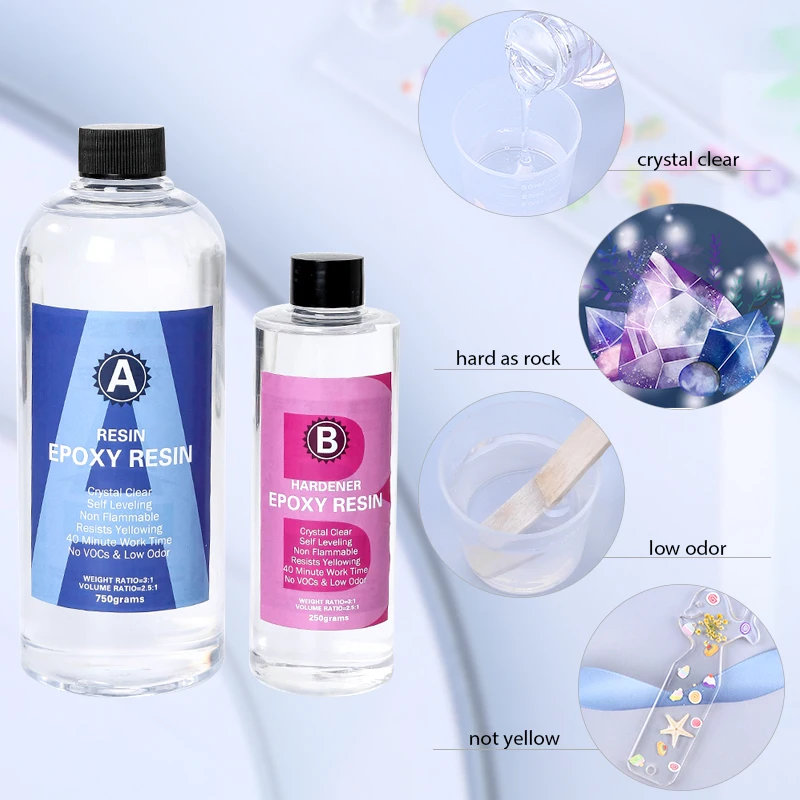 Epoxy Resin Kit Crystal Clear  - Art Craft Stick 评论和价格