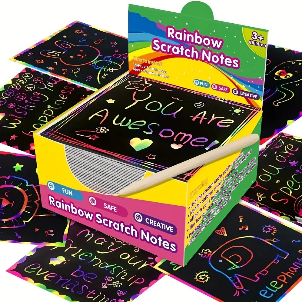 Many Creative Scratch Art Card - Art Craft Stick 评论和价格