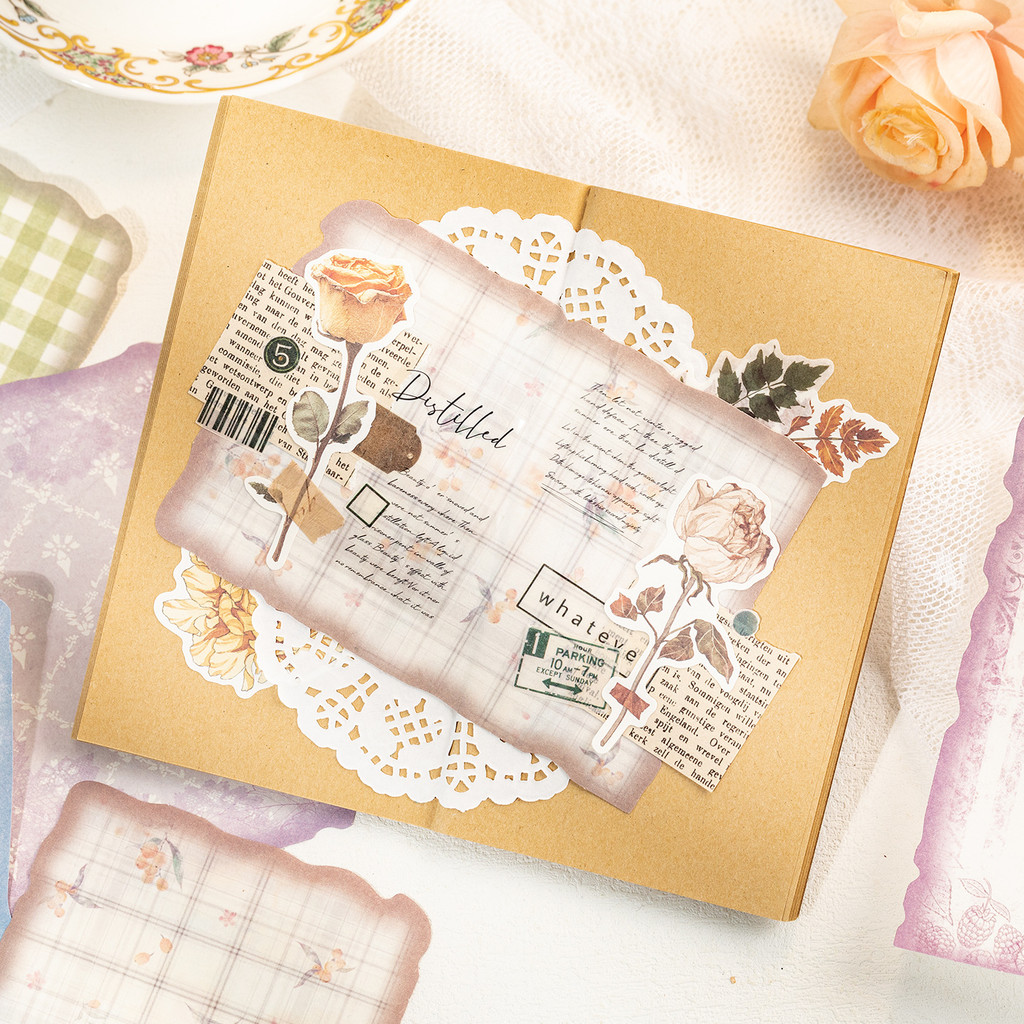 30sheets Vintage Scrapbook Pap - Art Craft Background 评论和价格