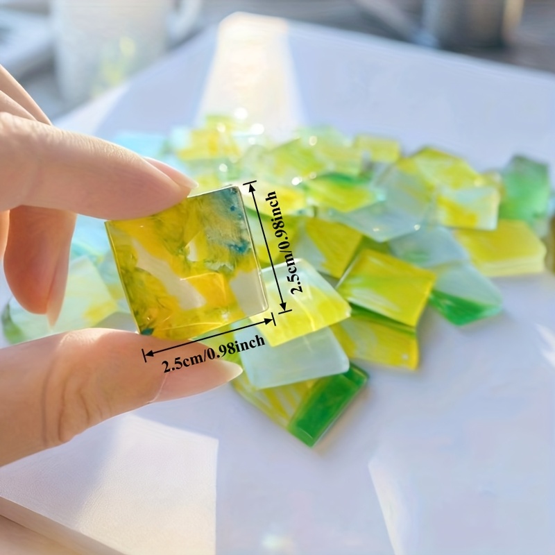 100g square mosaic pastoral st - Art Craft Optical 评论和价格