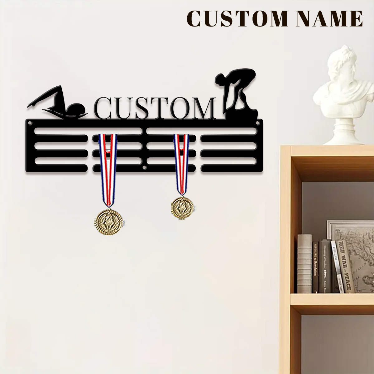 1pc Custom Swimming Metal Meda - Art Craft Christmas 评论和价格