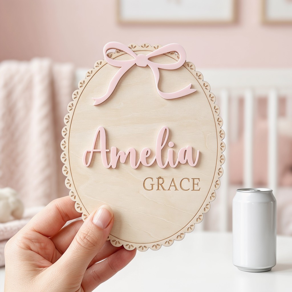 1Pc Custom Bow Lace Edge Baby  - Art Craft Christmas 评论和价格
