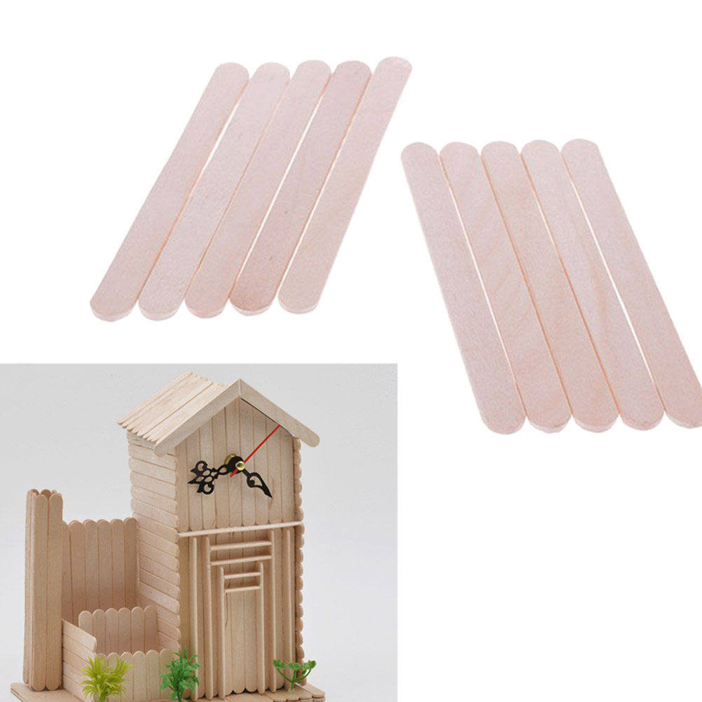 400Pcs Wood Craft Sticks Natur - Art Craft Stick 评论和价格
