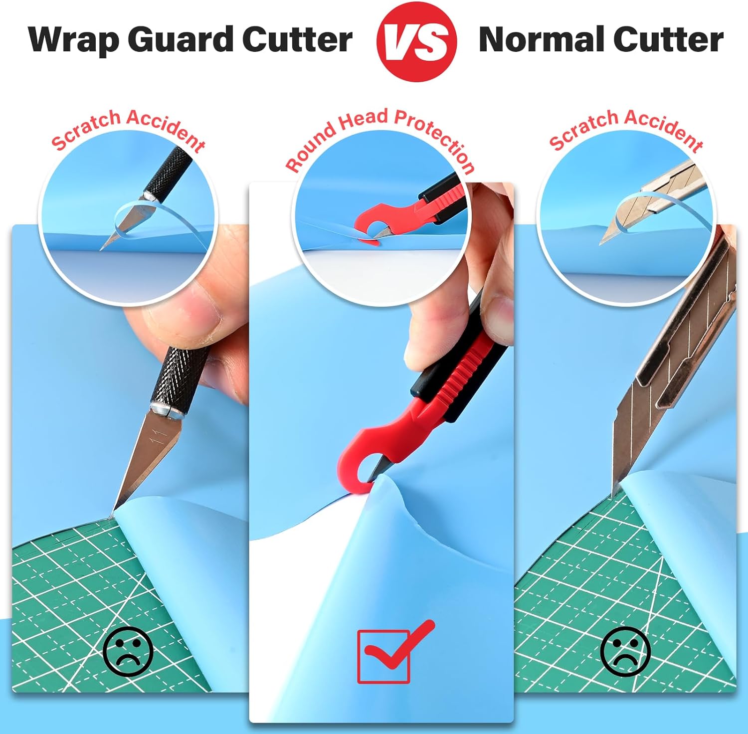 EHDIS 2pcs Safety Guard Cutter - Art Craft Knife 评论和价格