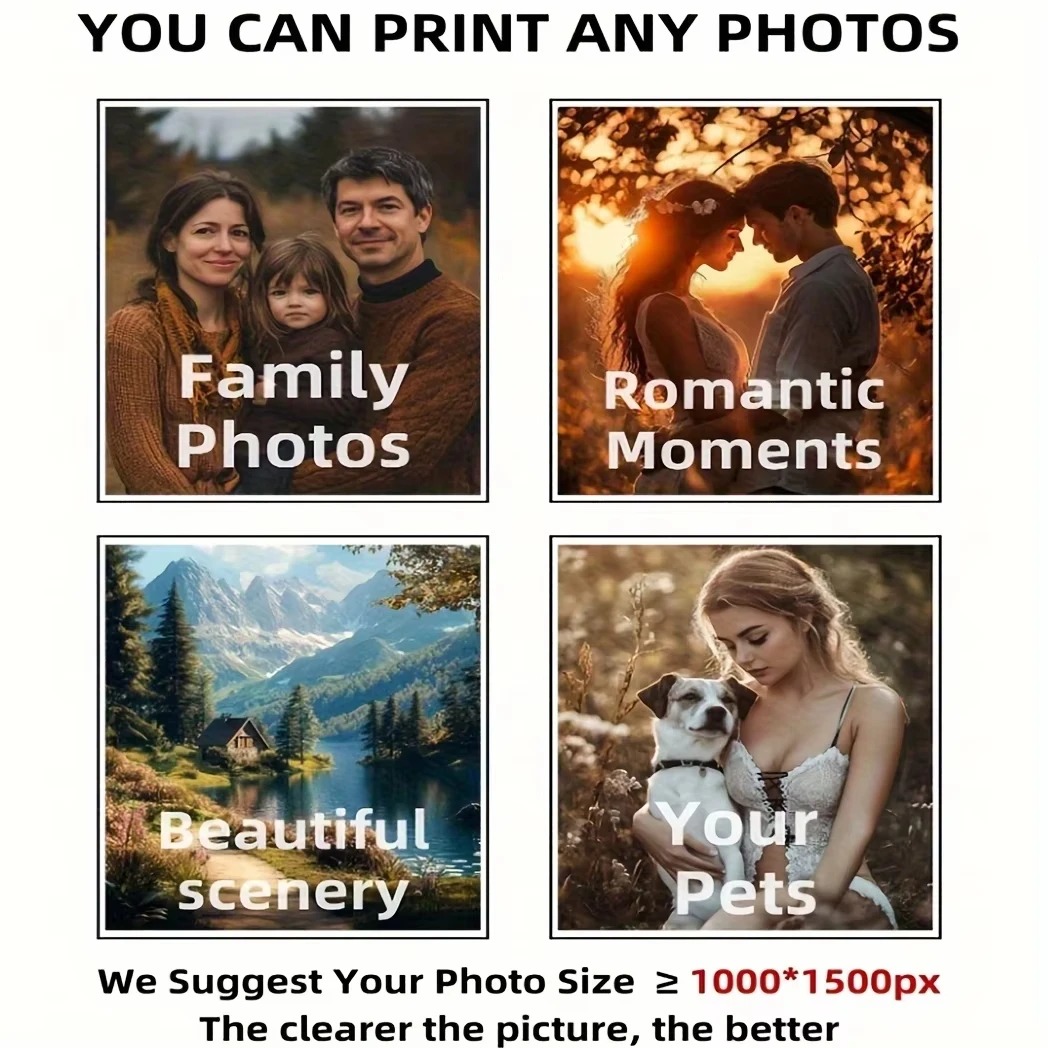 Personalized Photo Canvas, Cus - Art Craft Christmas 评论和价格
