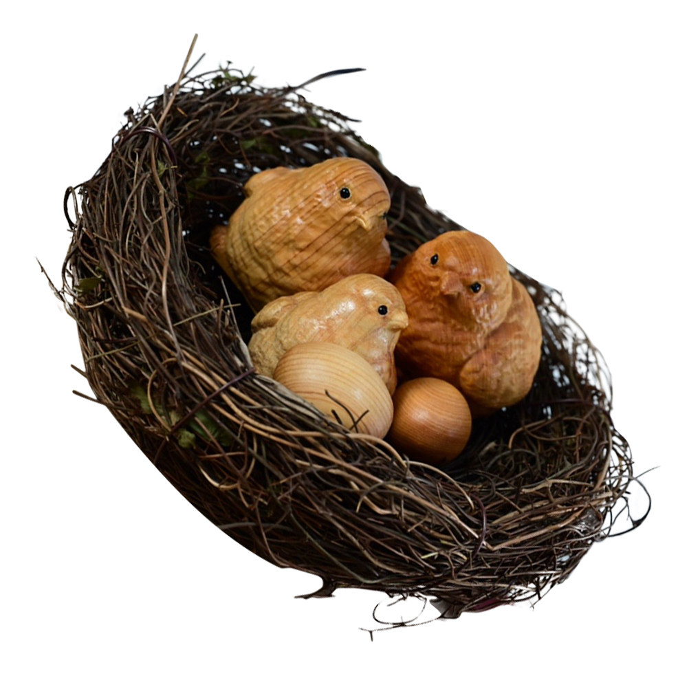 1Set Small Chick Sculpture Nat - Art Craft Decoration Ideas 评论和价格