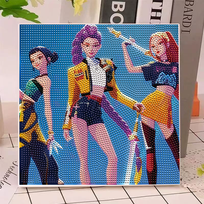 Anime Hunters Gilrs Lumi Mila  - Art Craft Painting 评论和价格