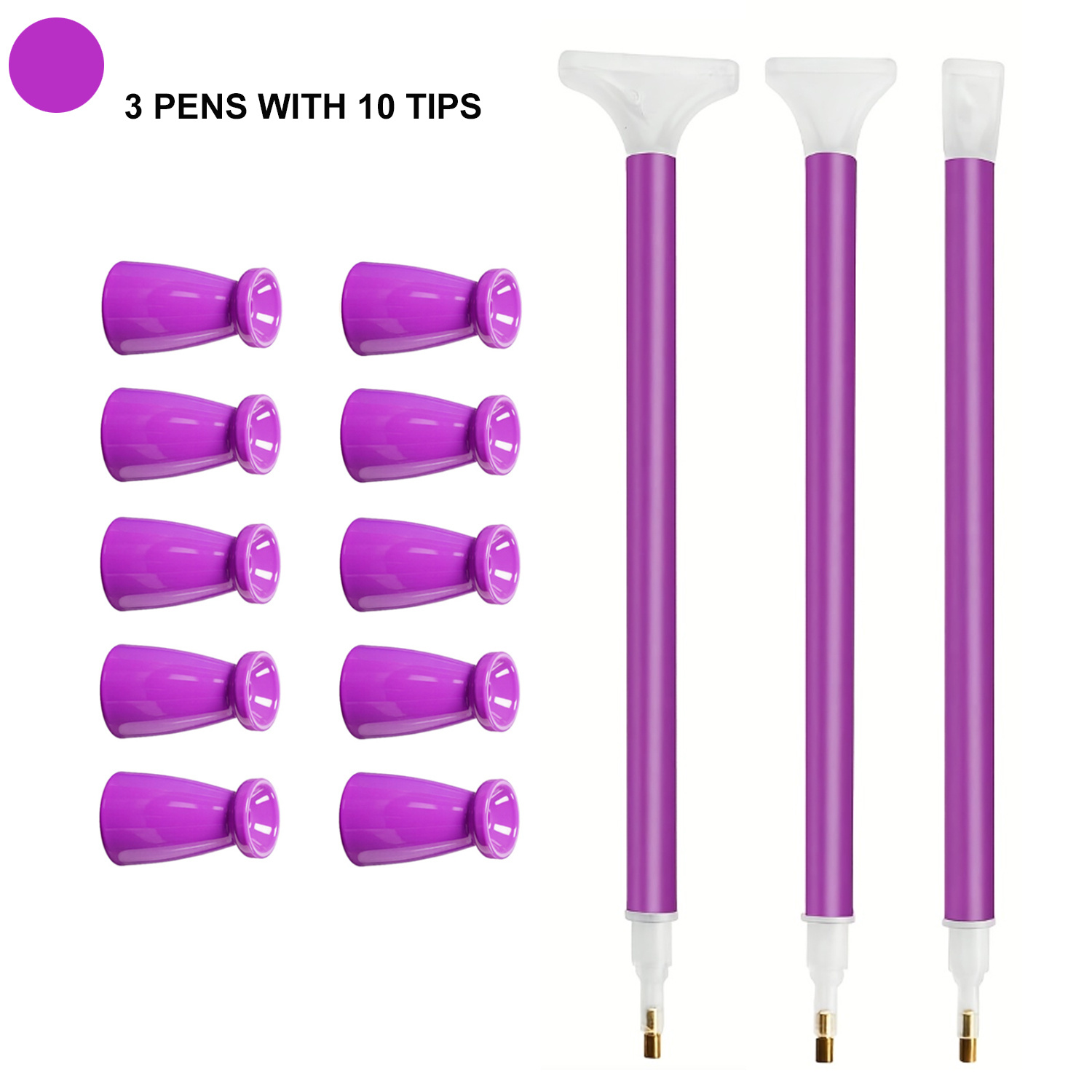 10 Silicone Tips & 3 Pens Diam - Art Craft Painting 评论和价格