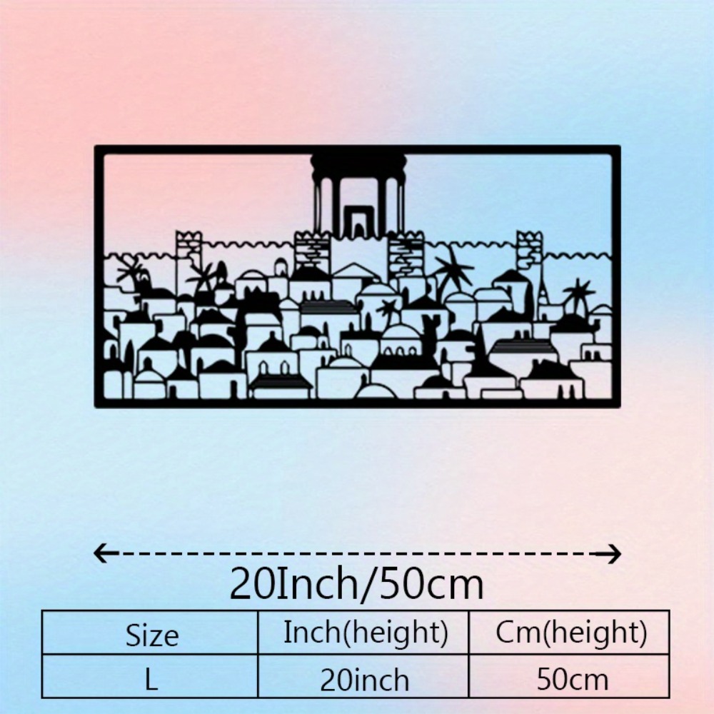 CIFBUY Metal Wall Art Jerusale - Art & Craft Of Problem Solving 评论和价格