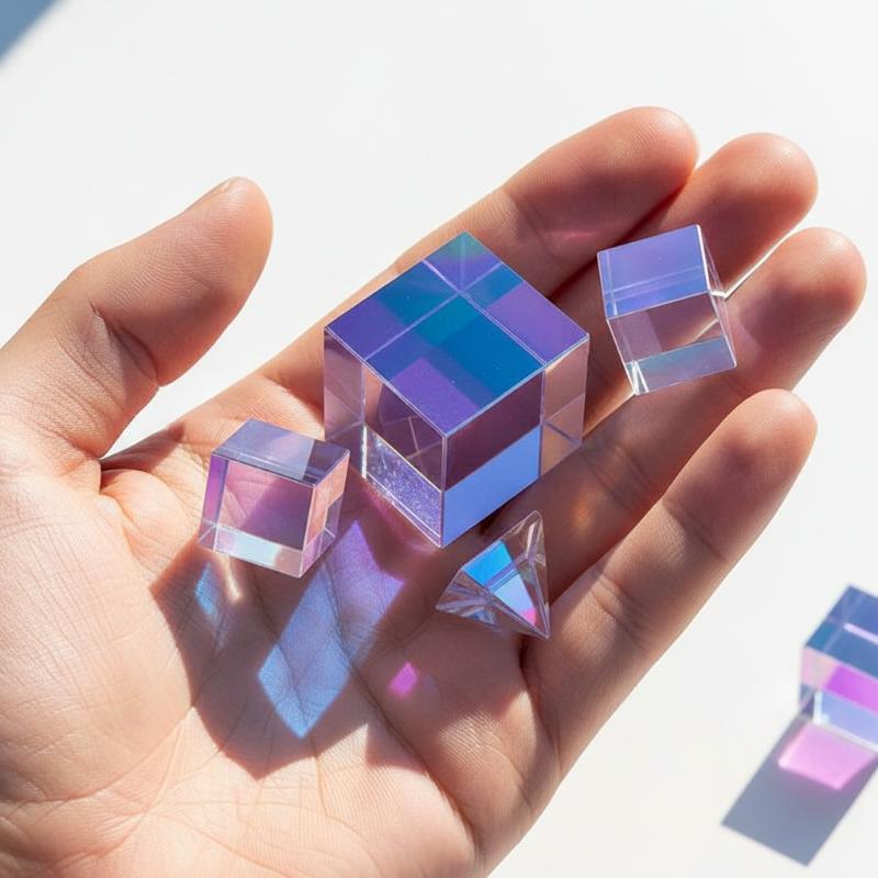 Mini K9 Crystal Prism Cube Opt - Art Craft Optical 评论和价格