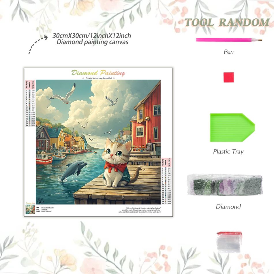 CHENISTORY Cat Diamond Paintin - Art Craft Decoration Ideas 评论和价格
